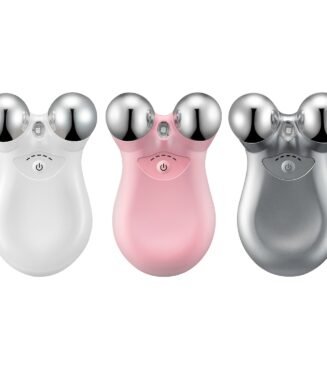 1Pc Micro-current Face Massager Rechargeable Face Neck Roller Intelligent Facial Massager With 5 Gears For Skin Tightening Skin Lifting Wrinkle Reducing